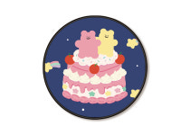 케이크 스마트톡 핸드폰손잡이 곰젤리 폰거치대 곰돌이 베어 이어폰케이스 : 블라썸 샵