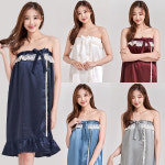 이라인 국산 리지 실크 탑 골프가운 : 이라인