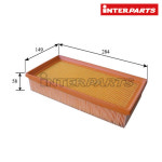 BMW 7시리즈 E38 L7(750i) 326 94-01년 엔진 에어필터 크리너 IPA-P194 : 오일앤파츠