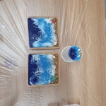 성동구 원데이/레진 컵받침 2개 만들기 : 아트 스튜디오 플로우