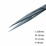 [T14-33-034]Fine Straight Pointed Tweezer / 고정밀 트위저, Rubis®,RU-3L-SA : 토탈사이언스