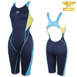 XWX-0019-1-NVY 엑스블루 반전신 수영복 : 남도스포츠