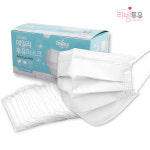 데일리투유 컬러마스크 50매 국산 MB필터 검정 블랙 베이지 덴탈 살색 색깔 귀편한 명품 귀가편한 : 리빙투유샵