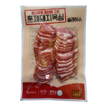 노랑오리/훈제돼지목심슬라이스(냉장) 400g : 아람유통