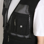 작업조끼 여름 봉사 회사 고급 왕 망사조끼 마트 단체조끼 제작 : 작업 왕