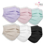 데일리투유 컬러마스크 50매 국산 MB필터 검정 블랙 베이지 덴탈 살색 색깔 귀편한 명품 귀가편한 : 리빙투유샵