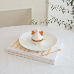 귀여운 데이지 플라워 디저트 접시 브런치 파스타 플레이트 (국내배송) : 언니테이블