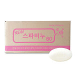 대용량 뉴 스파비누 130g x80개 업소용 세수 사우나 호텔 골프장 : 제이엘상사