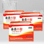 올콤 소독용 알콜스왑 100매 X 3각 : 더센헬스케어샵