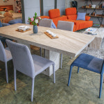 [스페이스 모던 베스트 상품] 4인용 6인용 디오스 대리석 원목 식탁 (의자 별도) : 스페이스모던 앤 로이메