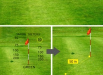 골프망원경 골프 거리측정기 휴대용 야외 버디 미니 골프스코프 : 톡마켓