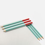 PAPIER TIGRE. 연필 (색상: 그린/브릭)  - Pencil  (Green/Brick) : alkovloves