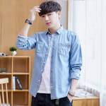 남자 데님 셔츠 청남방 무난샵087424 : 무난샵