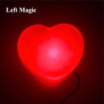 하트 라이트레드 컬러 매직 트릭 등장 조명 무대 클로즈업 파티 기믹 소품 사랑스러운 코미디 액세서리 G8116매직 : 삼형제엄마스토어