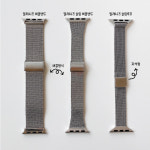 오펜트 애플워치 울트라 10 9 8 SE2 7 6 5 호환 밀레니즈 버클밴드 메탈스트랩 38/40/41mm : APENT