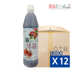 청솔 상큼한 석류원액 835ml X 12개 (BOX) : 빅푸드마트