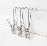 P2521/ 명진 다용도 스텐 고리 집게 4P : yesmii