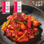 춘천소양강닭갈비 양념닭갈비 300g 2팩 : 춘천소양강닭갈비