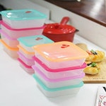 압축 뚜껑 반찬통 신선 반찬 보관 용기 자취생 쿠키통 : 비앤비팸샵