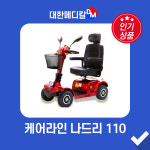 대한메디칼 케어라인 NEW 실속형 나드리 110 전동휠체어 노인전동차 전동스쿠터 장애인휠체어 : 대한메디칼