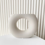 세라믹 매트 화병 무광 링베이스 도자기 꽃병 디자인 오브제 감성소품 : 바이에스컴퍼니