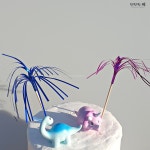 팡파레 케이크픽 12개 1set : 모모토퍼