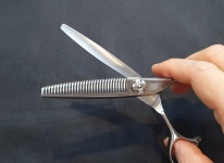 틴닝가위 2홈무광틴닝가위 아르떼가위 : 궁달언니