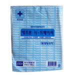 위생방수지 1봉지(100매) 470 X 360mm 에프론 시트페이퍼 일회용베게커버 천연펄프 : 한이마트