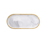 대리석 트레이 골드 프레임 마블 소품 : 홈시그널