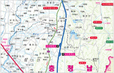 충청남도 서산시 관내도 경계지도 코팅 110cmX150cm : 지도닷컴