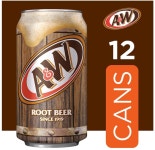 A&W 루트비어 음료수 355ml 12캔  A&W Root Beer Soda Drinks, 12oz 12can : 미국오빠