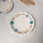 [2colors]버드 프린팅 플레이트 빈티지접시 : 언아더닷츠