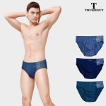 터프가이 남성 속옷 남자 스트라이프 순면 삼각 팬티 3종 세트 : 케이티엠