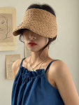 라탄 빅챙 라피아 지사 벨크로 돌돌이 썬캡 3color : 키메라제이