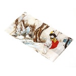 외국인한국선물 민속화 손수건-단오풍정(신윤복) : 샵오브코리아