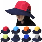 사파리 아웃도어 등산 벙거지 골프 낚시 정글 캠핑 챙모자 자외선차단 여성 남자 여름 모자 : 린시아