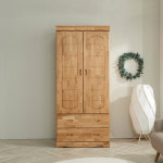 우드토픽 엘다 원목 헤라 장농 작은 이불장 거울 옷장 : 우드토픽라인