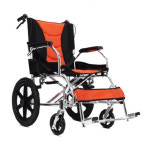 의료기상사 경량휠체어 수동 휴대용 접이식 노인 휠체어 알루미늄 : 원투원메디