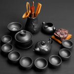 엔틱 다도 도자기 찻잔 주전자 세트 재미 검은 진흙 보라색 모래 쿵푸 차 와 차  303 : 샵앤모아