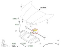 스포티지QL 후드웨더스트립 86430D9000 (15/08/31- 21/07/09) : 모터스k