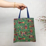 수제 순 면 말로 캔버스 핸드 메이드 국내산 가벼운 납작 미니 에코백 : 우리 가