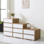 미니 수납장 낮은 서랍장 침실 드레스룸 화장대 2단 3단 4단 코너 폭좁은 속옷장 협탁 : 리빙플라스크