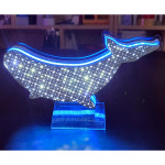 LED 3D문자 아트네온 무드등-002 고래 주문제작 : 사인블루