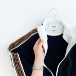 21SS 펜디키즈 FF로고 집업 블랙 JUH016 라펠리체[키즈] : 라펠리체키즈