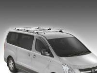 [예약판매] 스타렉스 가로바 - 현대 모비스 순정 가로바(3세트 루프랙 / 레일식, 타공식) HYUNDAI STAREX ROOF RACK : 에이스지프