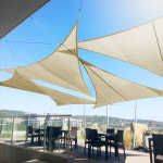 그늘막 야외 옥상 천막 테라스 타프 썬쉐이드 루프탑 정원 마당 쉐이드 : 난쟁이카페