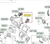 레이 송풍구 (11/12/01 ~ 17/12/06년식까지 사용가능) 97410A3000 : 모터스k
