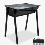 이동식 조립식 숯불그릴 조개구이 야외 캠핑 가정 업소용 트럼통 갈매기 불판 화덕 화로대 24종 : 그루터기캠프