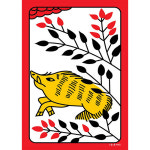 35조각 판퍼즐 - 화투 7월 홍싸리 : 퍼즐사랑