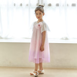 유니엘 아동복 비쥬 원피스_핑크 여아 공용 UNEEL : 유니엘-uneel